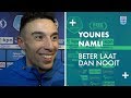 Younes Namli: ''Beter laat dan nooit.''