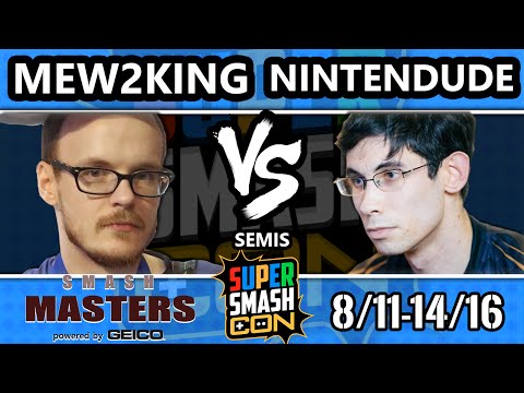 Smash Masters Semis - FOX MVG Mew2king Vs. Splyce | Nintendude - Super Smash Con 2016