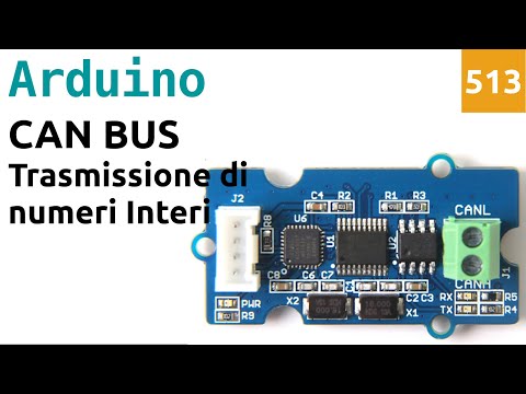 Transmitting Integers over CAN BUS with Arduino and MCP2515 - Video 513