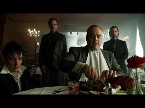 Maroni Interrogates Jim Gordon Over The Truth Of Oswald's Story (Gotham TV Series)