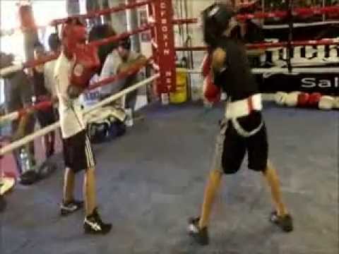Rock Boxing Gym Sean Lopez sparring session