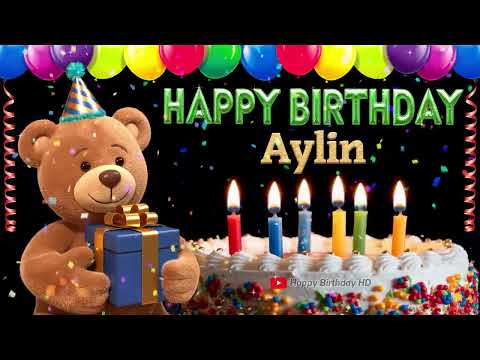 Aylin Happy birthday To You - Happy Birthday song name Aylin 🎁 🎂