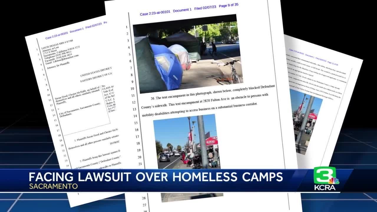 City, County of Sacramento face new lawsuit over homeless camps