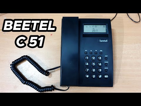 Black plastic beetel f5 4g fixed landline wireless phone, sc...