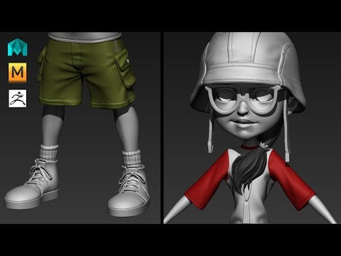Complete Character Creation in Maya for Beginners Promo