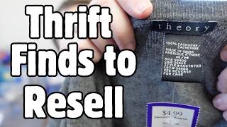 Finding Cashmere Always Turns My Mood Around | Thrift Haul to Resell Online