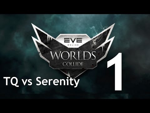 EVE Online: GAME 1 Worlds Collide - Tranquility VS Serenity | Fanfest 2015 ( 世界碰撞比赛1 )