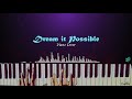 Jane Zhang-Dream it Possible Piano Cover (Instrumental)