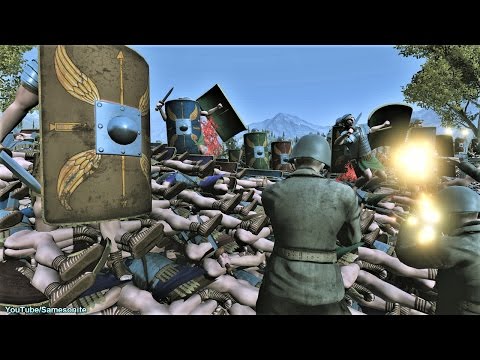 300 US Marines vs 12000 Romans Siege Epic Battle Simulator