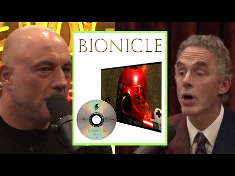 Joe Rogan watches Bionicle videos on the Power Pack CD-ROM