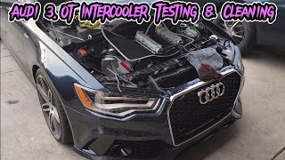 Audi 3.0T Intercooler Testing & Cleaning