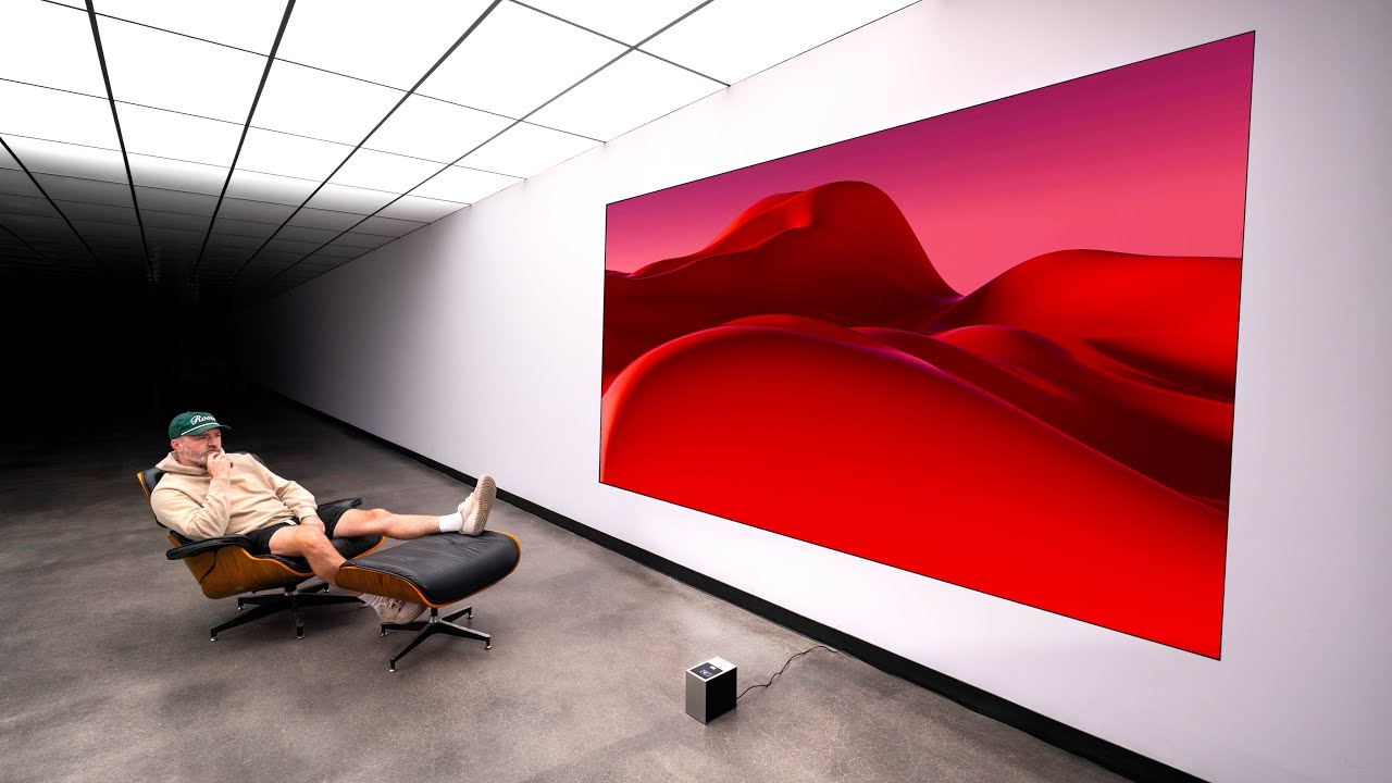 LG's New Mini Projector Their Tiniest HUGE Display...