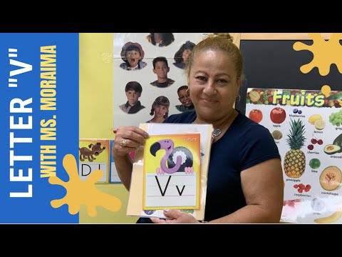 Let's Learn the Letter "V" with Ms. Moraima
