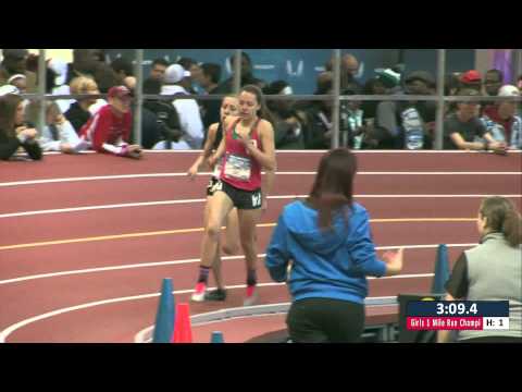 Girls Mile Section 1 - New Balance Nationals Indoor 2014