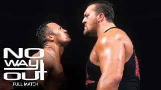 FULL MATCH - The Rock vs Big Show: WWE No Way Out 
