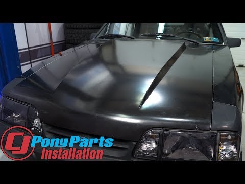 Restoring the Mustang Exterior: 1987-1993 Dynacorn Metal 2" Cowl Hood Installation