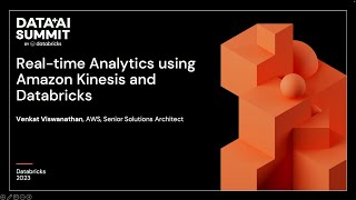 Sponsored: AWS-Real Time Stream Data & Vis Using Databricks DLT, Amazon Kinesis, & Amazon QuickSight