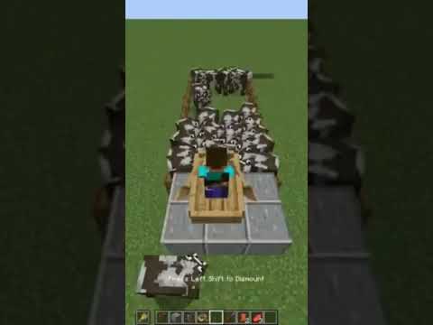 Itz_MmD - Rafting trick with cows😂 | #shorts #short #shortvideo #minecraft
