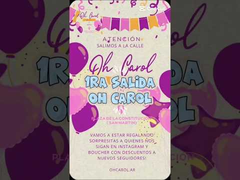 Primer salida a regalar a nuestras seguidoras en villa constitución, santa fe #ohcarol