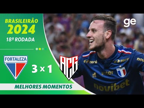 Gols e lances de Fortaleza x Atlético-GO