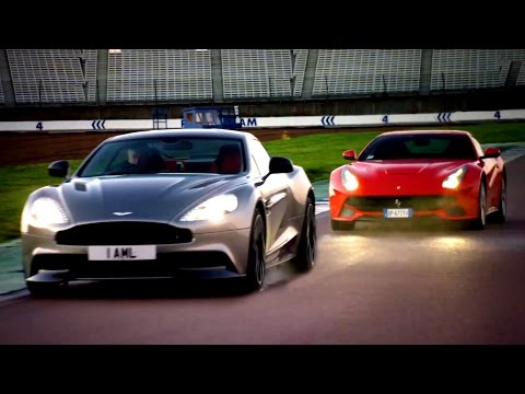 Ferrari F12 vs. Aston Martin Vanquish: Head To Head Race - Fifth Gear