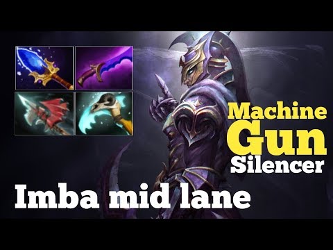 Dendi imba mid lane Machine gun silencer