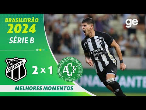 Gols e lances de Ceará x Chapecoense