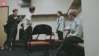 Download lagu [INDO SUB] BTS V and Jin Fight On The Backstage Wings Tour (1/2) #BTSMoments mp3