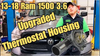 13-18 Ram 1500 3.6 Thermostat and Upgraded Dorman Aluminum Housing