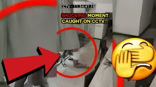 SHOCKING MOMENTS CAUGHT ON CCTV / SHE MADE A HUGE 