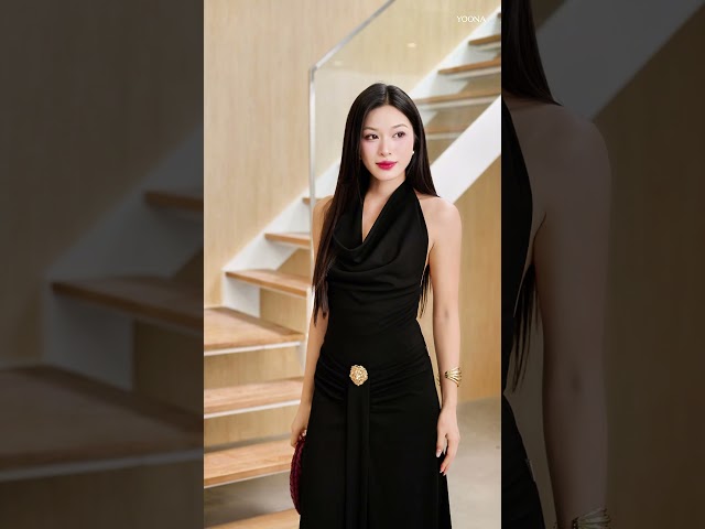 ETN9B206 - Đầm cotton tăm hàn