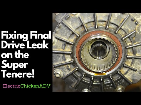 Yamaha Super Tenere Rear Drive Seal Replacement