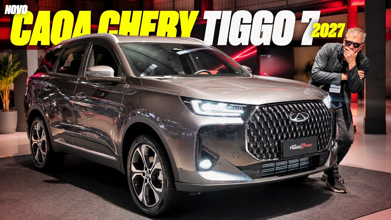 Novo Caoa-Chery Tiggo 7 2027 - POR R$ 139.990, NA VERSÃO SPORT! O PRO SAI POR R$ 169.990! VEJA TUDO!