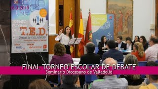 Video resumen de la Final del Torneo Escolar de Debate.