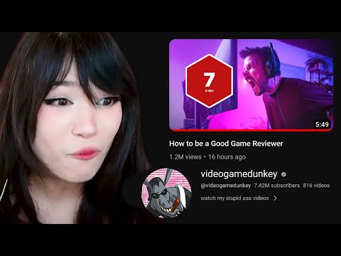 Emiru Reacts to "How to be a Good Game Reviewer" by videogamedunkey