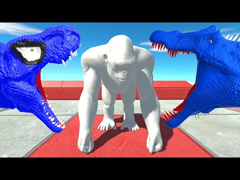 T-REX HUGGY WUGGY & T-REX CAPTAIN OASIS DEATH CLIMB - Animal Revolt Battle Simulator