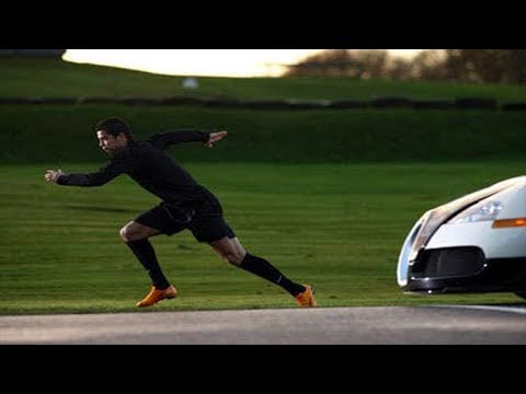 Cristiano Ronaldo vs Bugatti Veyron  Nike Commercial