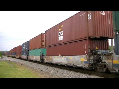 Norfolk Southern G3A SB w/ Cool Crew & 739 NB Coal in Austell,Ga 05-10-2013© HD