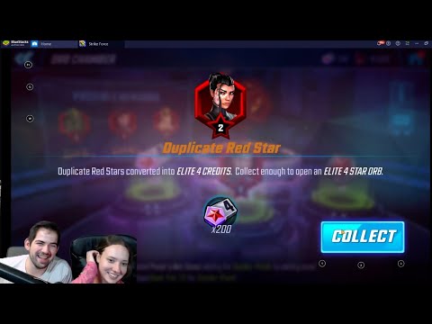 Red Star Orb Opening for Echo I Marvel Strike Force - MSF