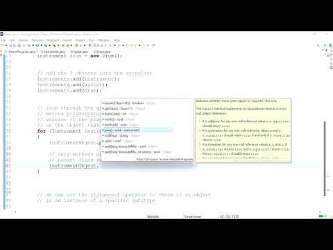 Java 74 Polymorphism And Using Instanceof