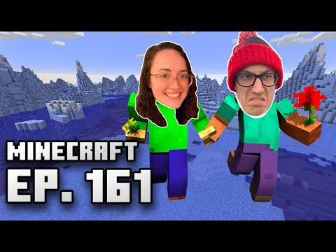 Minecraft BLIND Let's Play [Ep. 161] -- Ryan and Meg's First Time Playing Minecraft Survival!