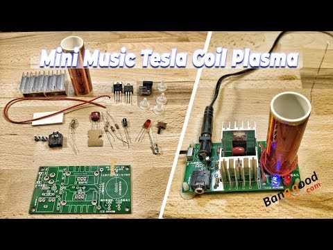 How to assemble Electronic Mini Music Tesla Coil Plasma DIY