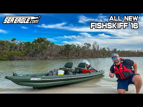 All New Sea Eagle FishSkiff 16 Overview - Surfing waves on the Florida Gulf Coast