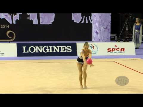 RADOVIC Lana (SRB) - 2014 Rhythmic Worlds, Izmir (TUR) - Qualifications Ball