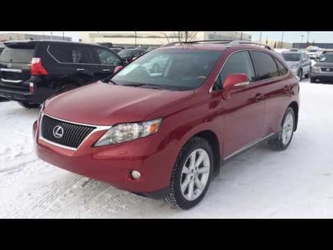 Pre Owned 2011 Lexus RX 350 AWD in Matador Red - Ultra Premium Package 1 Calgary
