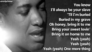 Sam cooke Bring it on home Music