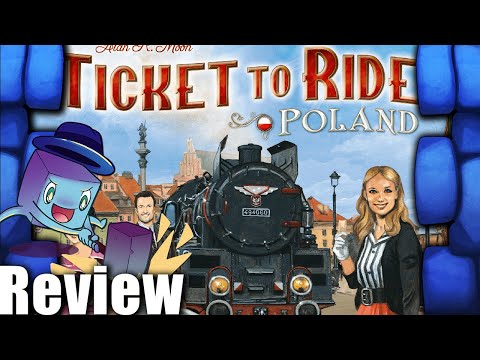 Ticket to Ride Map Collection: Volume 6½ – Poland Review - with Tom Vasel