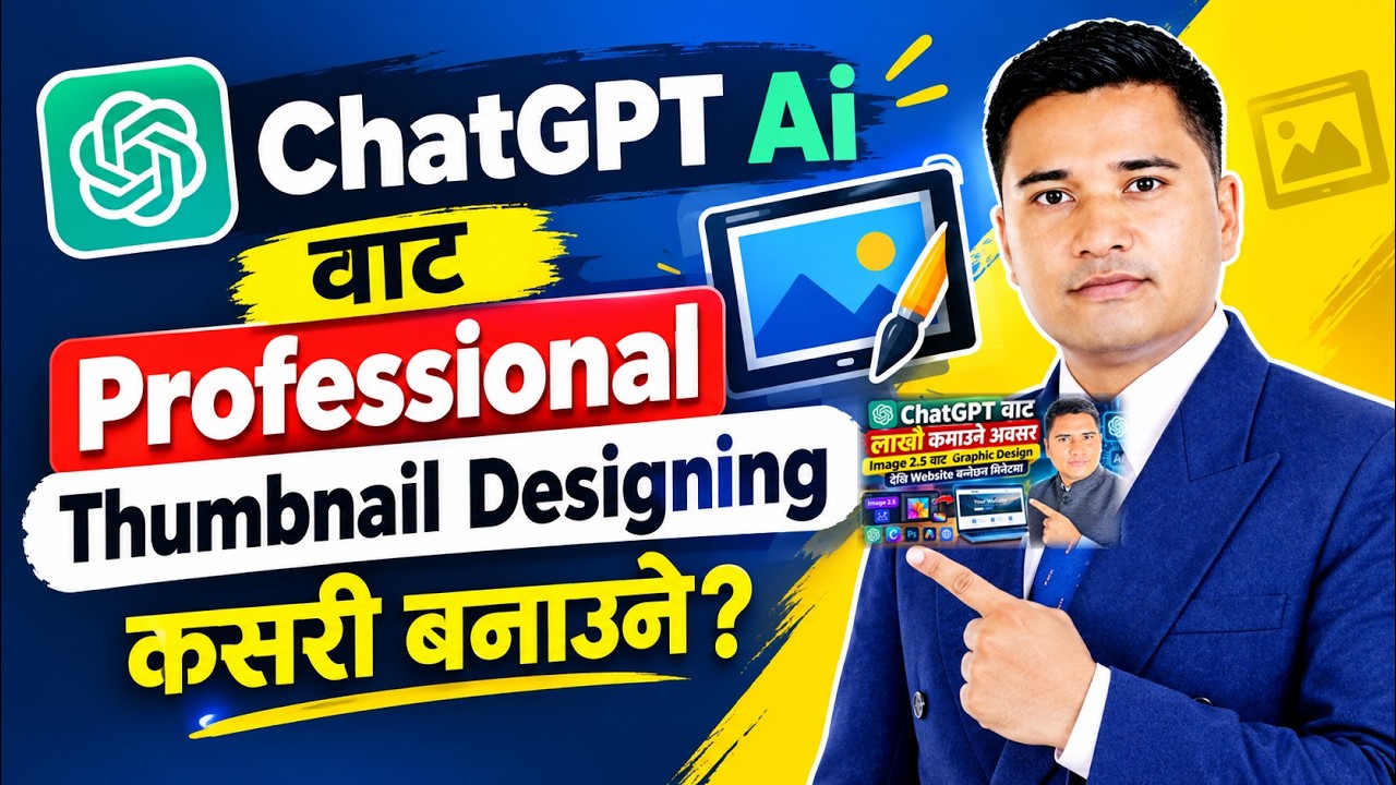 How To Create Professional Thumbnail Design Using ChatGPT ||