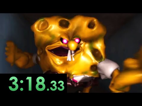 I tried speedrunning SPONGEBOB.EXE