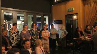 The Doubtful Sounds sing at Chris Wikaira's birthday 1 December 2018